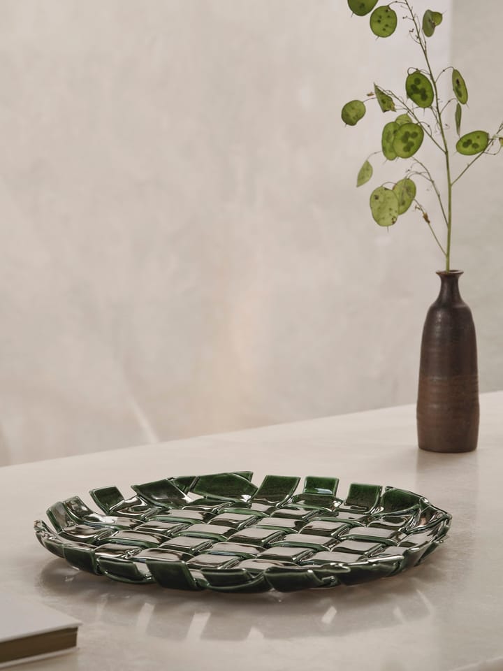 Plait fad Ø30 cm, Emerald green ferm LIVING