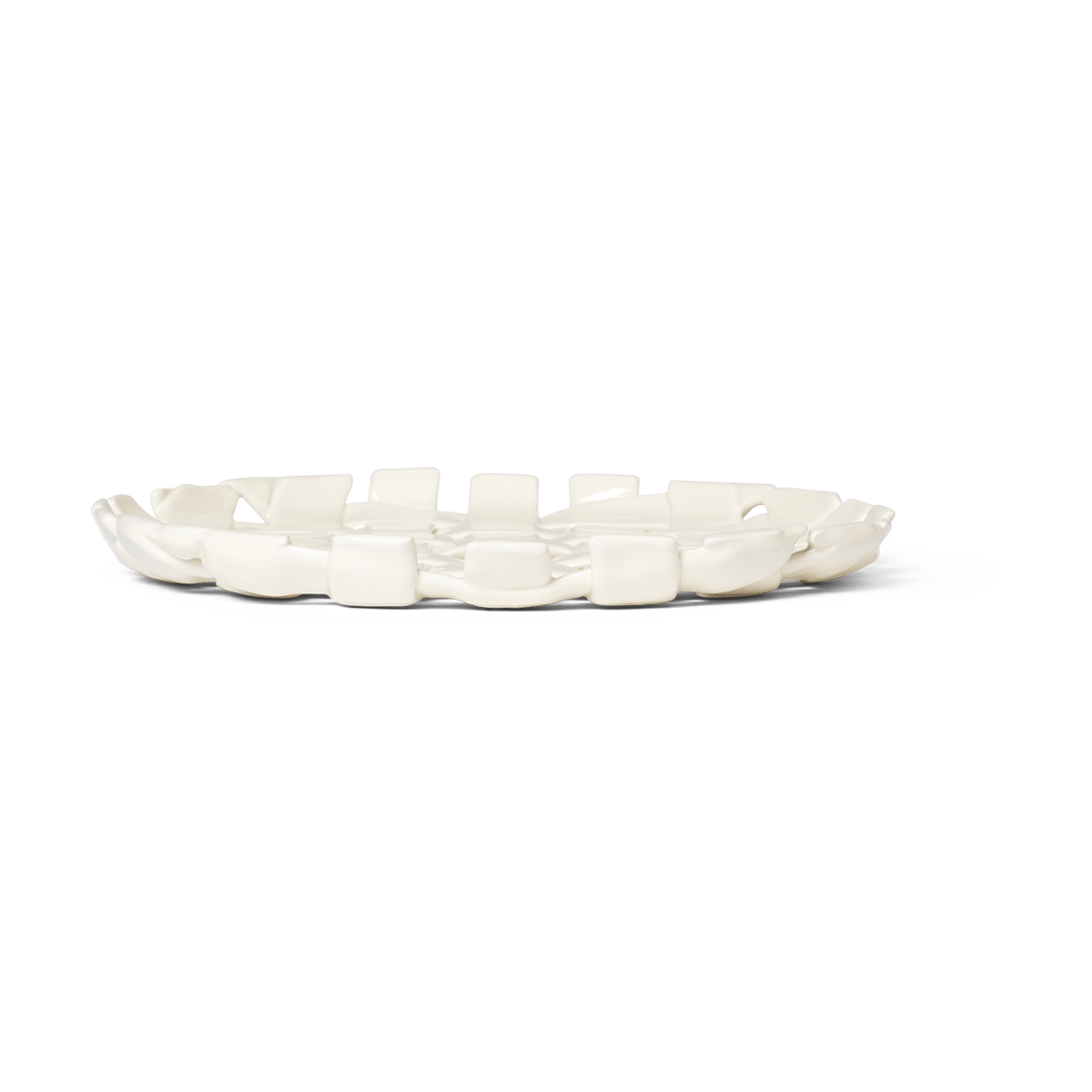 ferm LIVING Plait fad Ø30 cm Off white