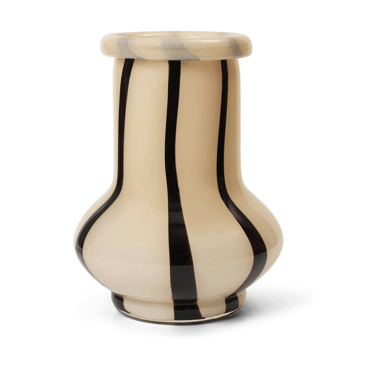 ferm LIVING Riban vase 24 cm Cream