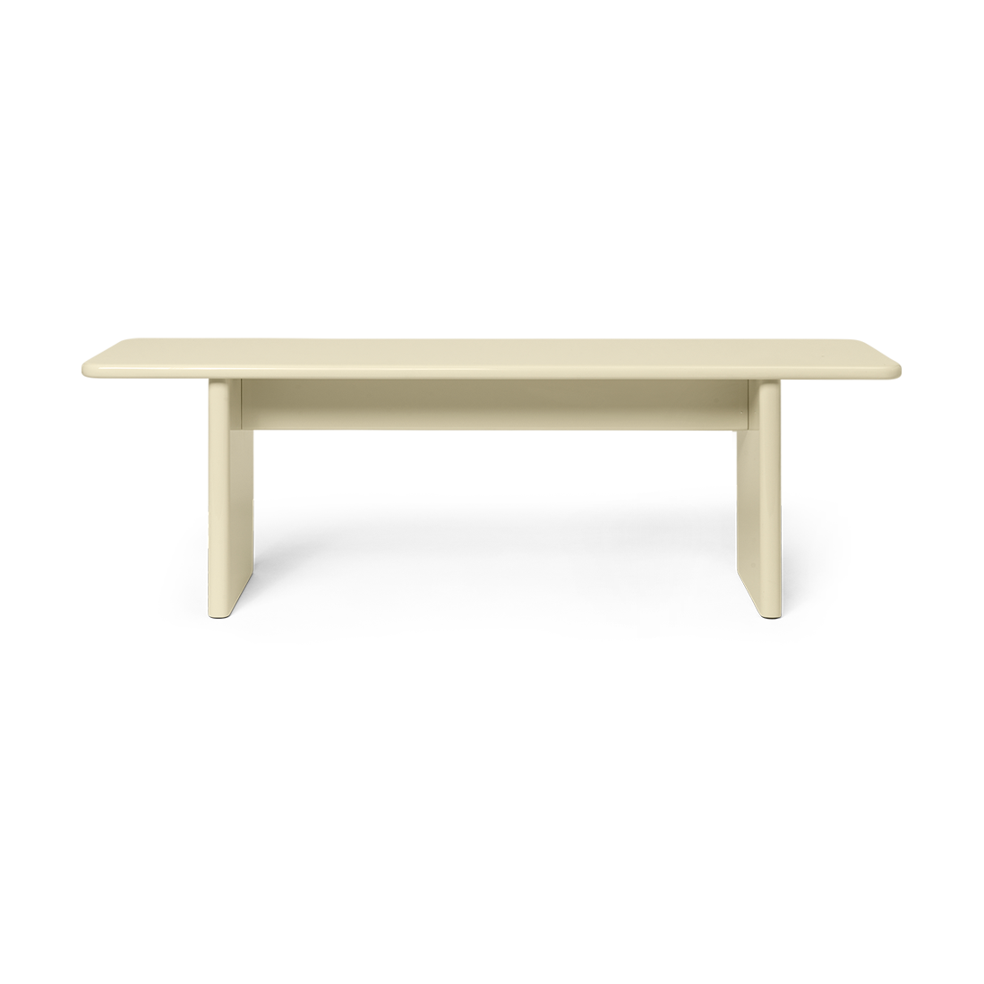 ferm LIVING Rink bænk 140 cm Eggshell