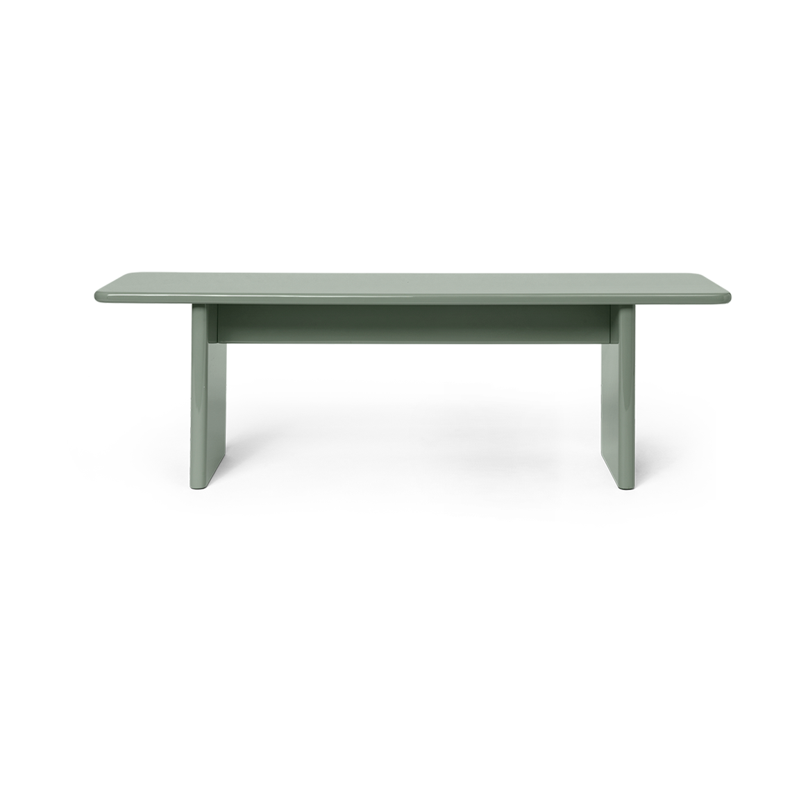 ferm LIVING Rink bænk 140 cm Tea green