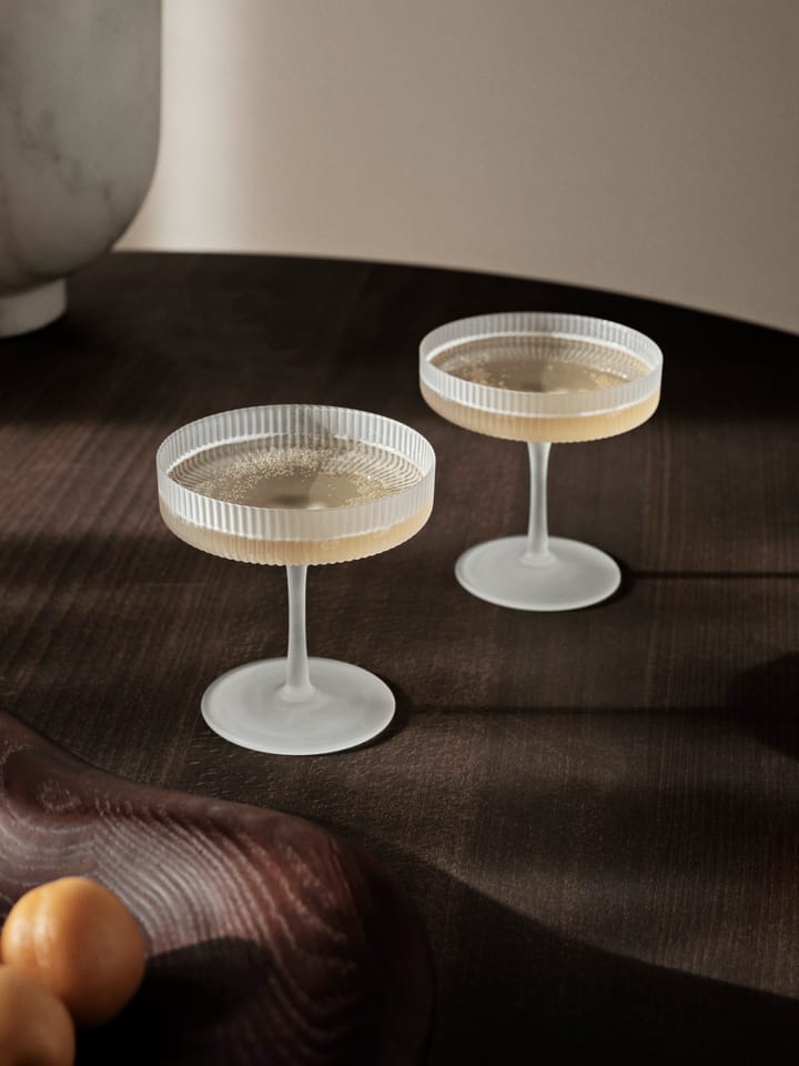 Ripple champagneglas 2-pak, Frosted ferm LIVING