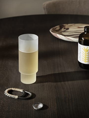 Ripple long drink-glas pakke med 4 - Frosted - ferm LIVING