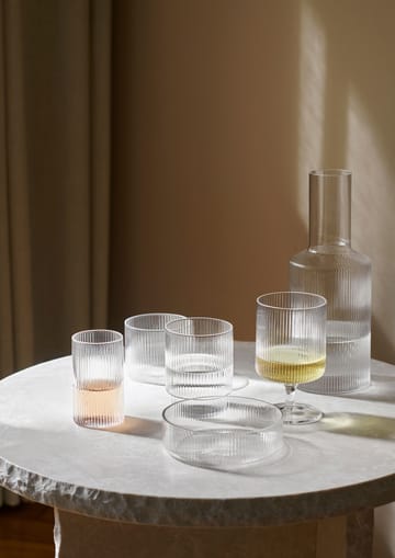 Ripple morgenmadsskål 4-pak - Clear - ferm LIVING