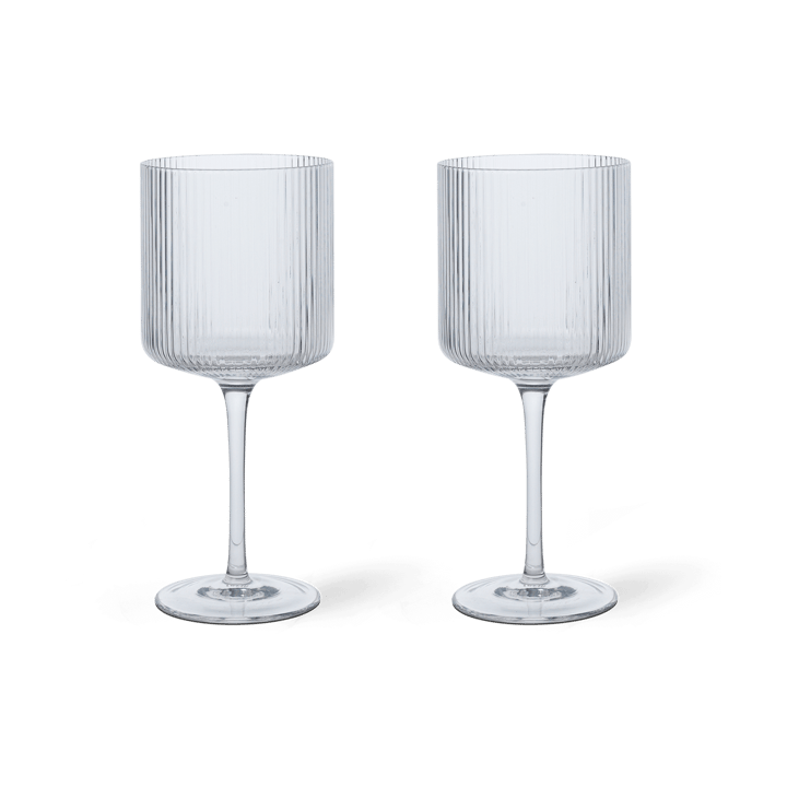 Ripple rødvinsglas 32,5 cl 2-pak, Clear ferm LIVING