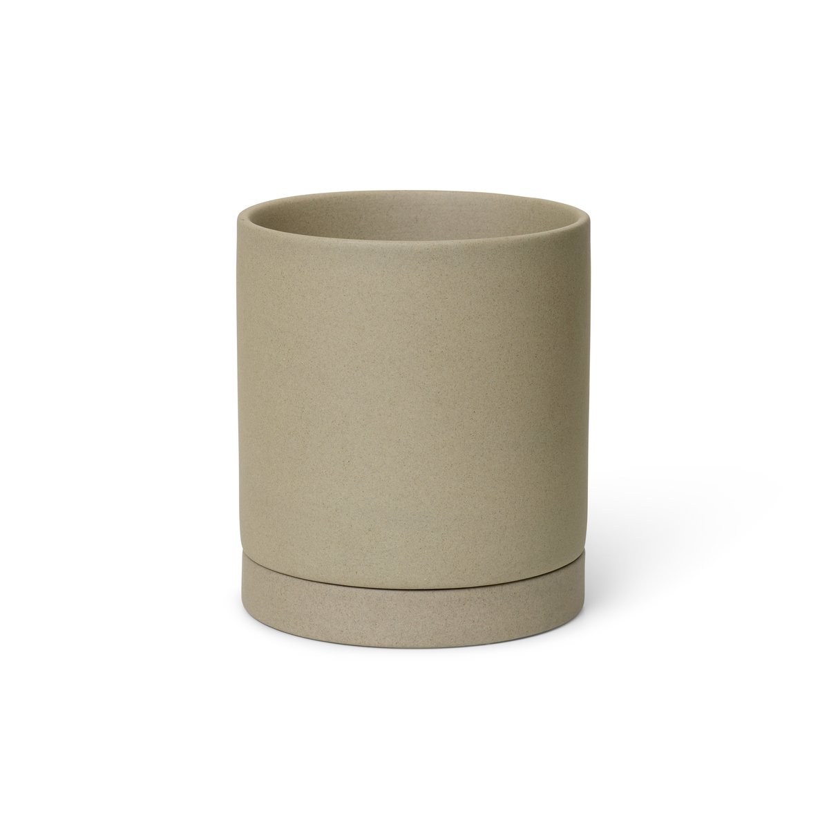 ferm LIVING Sekki krukke medium Ø13.5 cm Sand