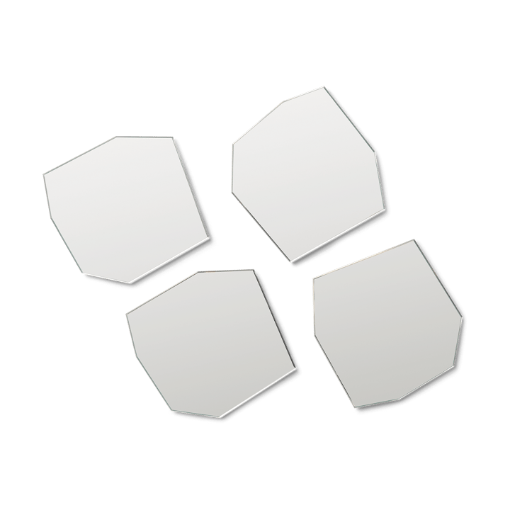 Shard coasters 4-pak, Mirror ferm LIVING