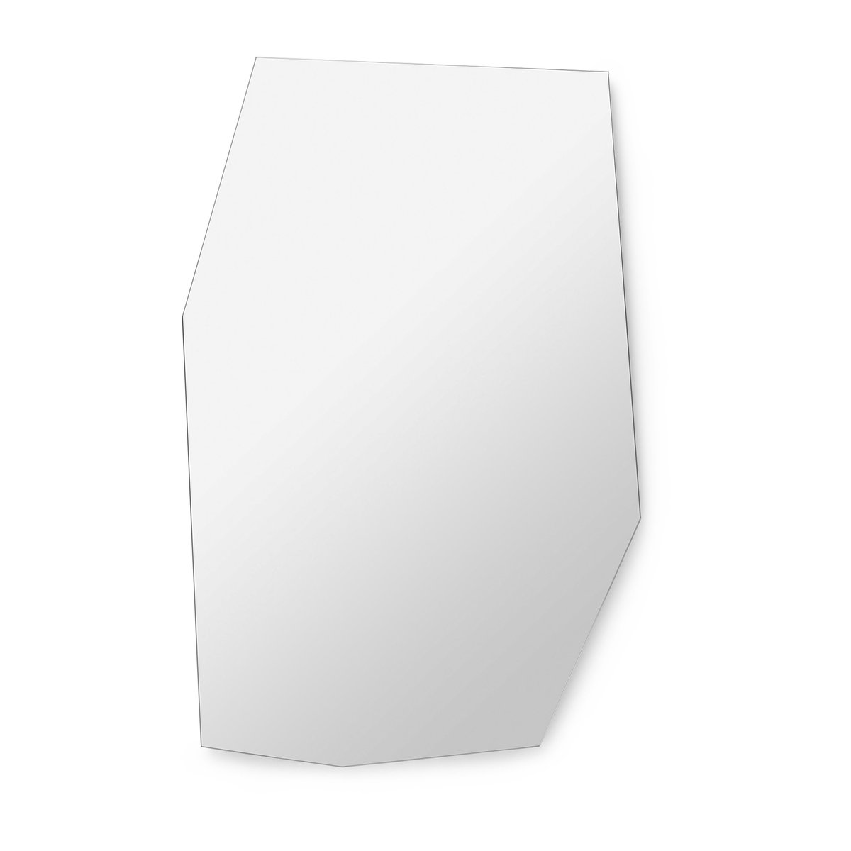 ferm LIVING Shard spejl 50,5×76,4 cm Black