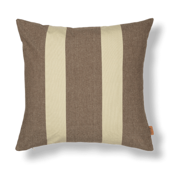 Strand outdoor pudebetræk 50x50 cm - Carob brown-parchment - ferm LIVING