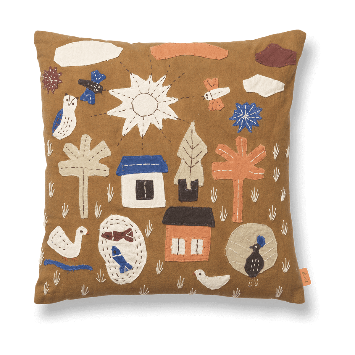 ferm LIVING Village pude 40×40 cm Sugar Kelp