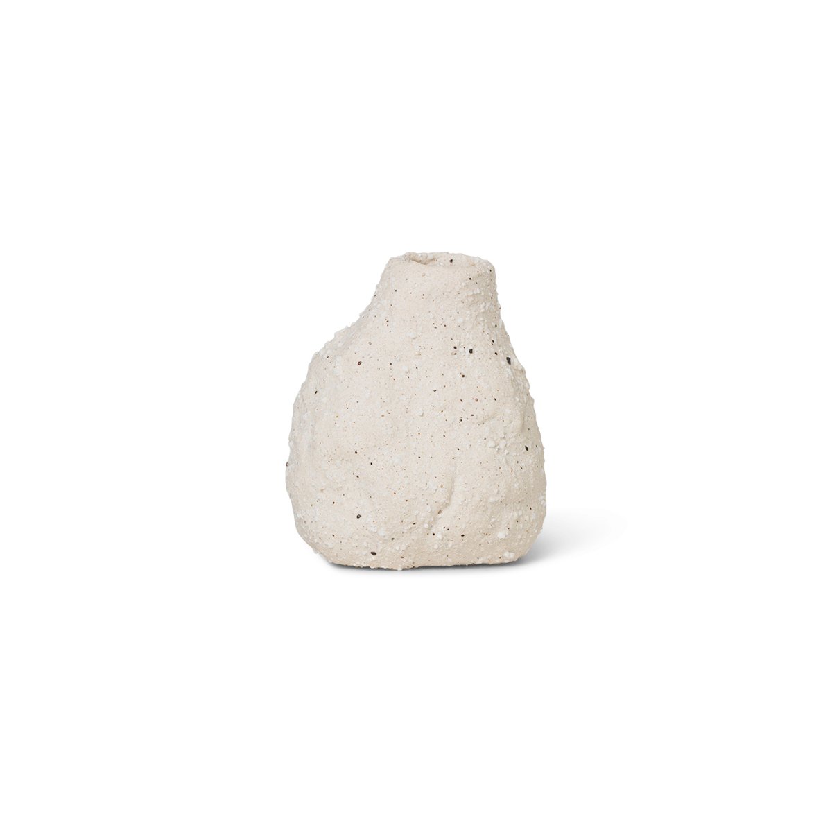 ferm LIVING Vulca vase mini Offwhite stone