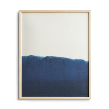 Dyeforindigo ocean 1 plakat 40x50 cm
 - Blå/Hvid - Fine Little Day