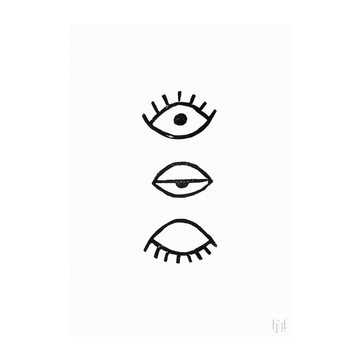 Fine Little Day Eye Eye plakat 50×70 cm