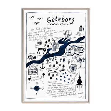 Göteborg plakat - 50x70 cm - Fine Little Day