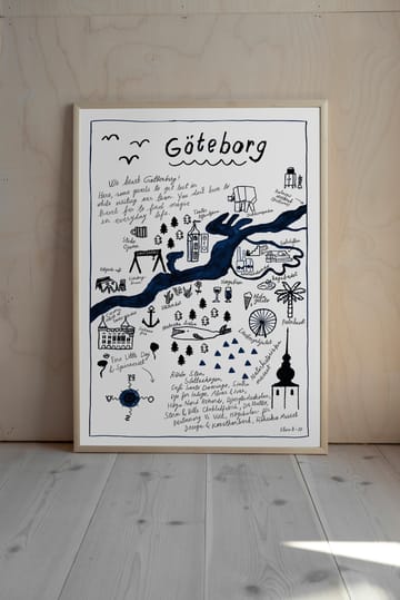 Göteborg plakat - 50x70 cm - Fine Little Day