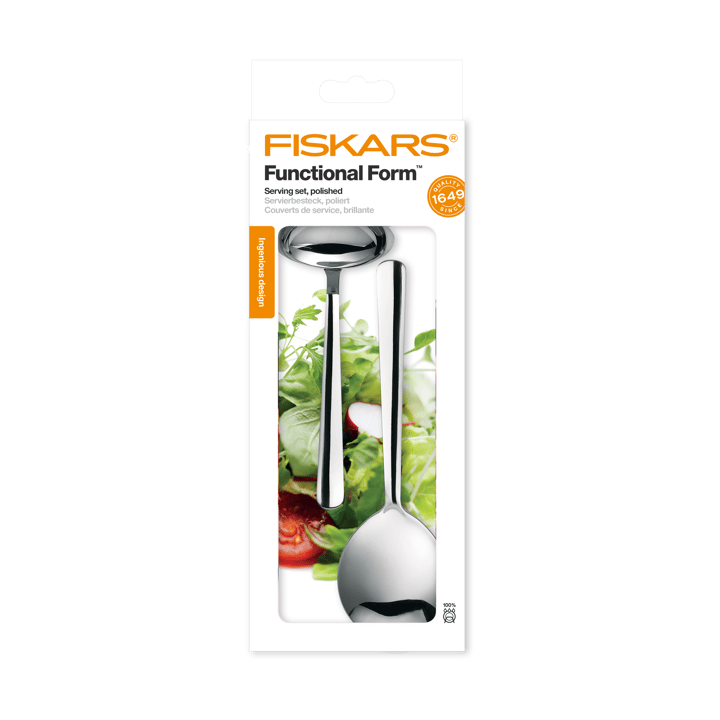 Functional Form serveringsbestik 2 dele, Blank Fiskars