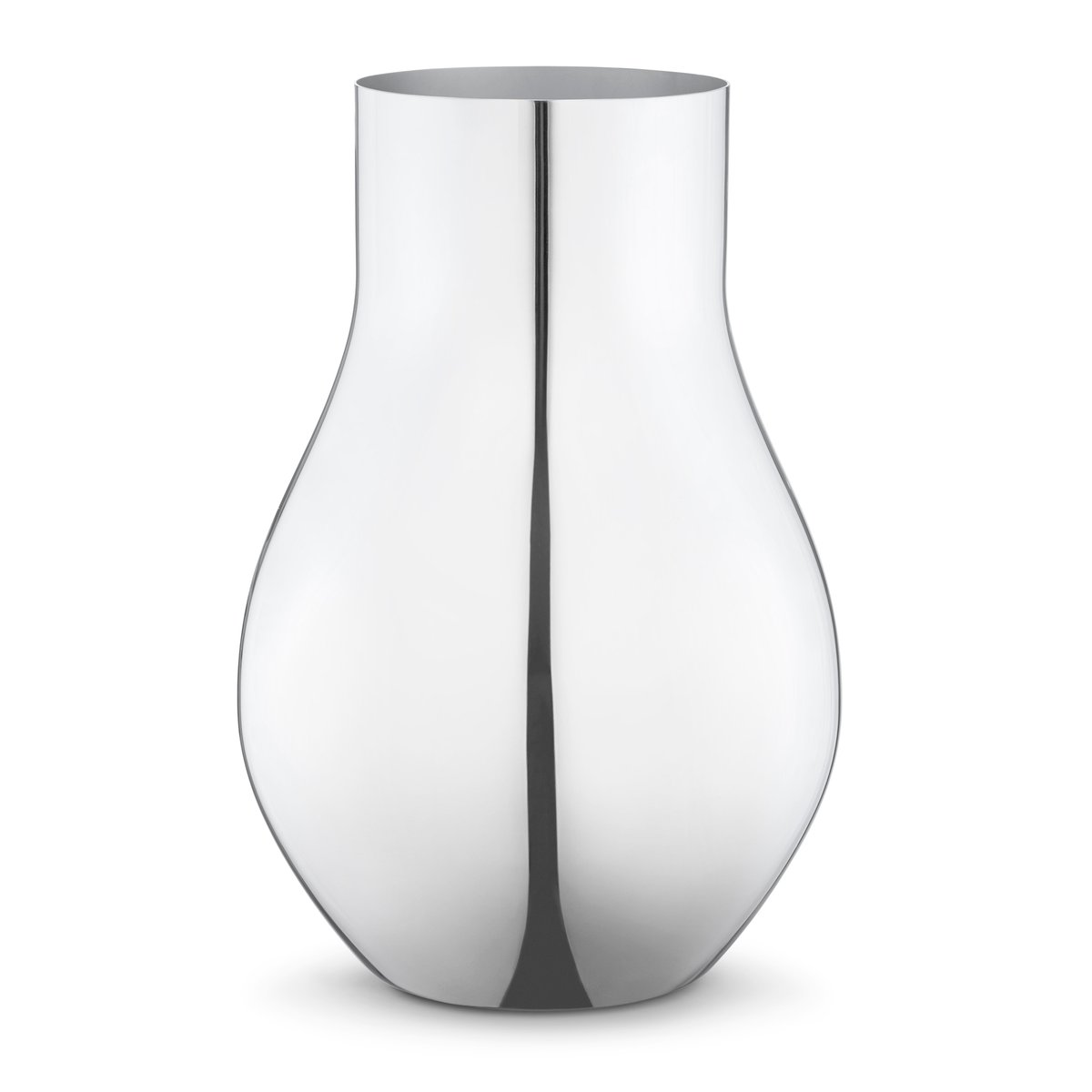 Georg Jensen Cafu vase rustfrit stål mellem 30 cm