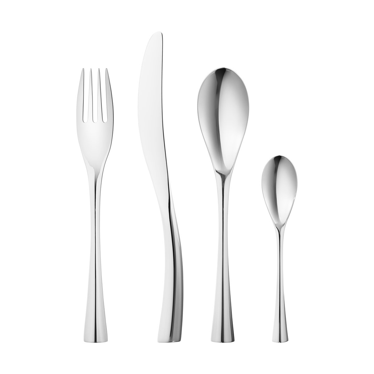 Georg Jensen Cobra bestiksæt rustfrit stål 4 dele