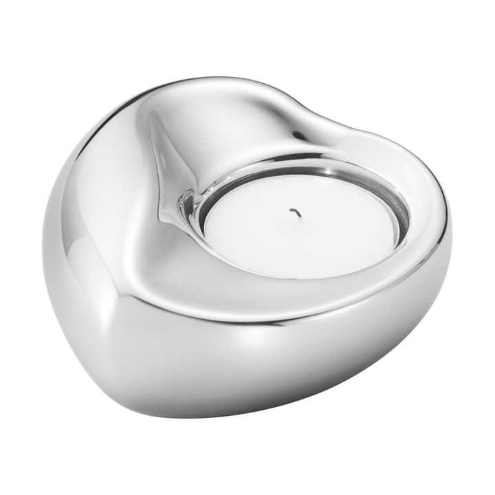 Georg Jensen hjerte lysestage, Rustfrit stål Georg Jensen