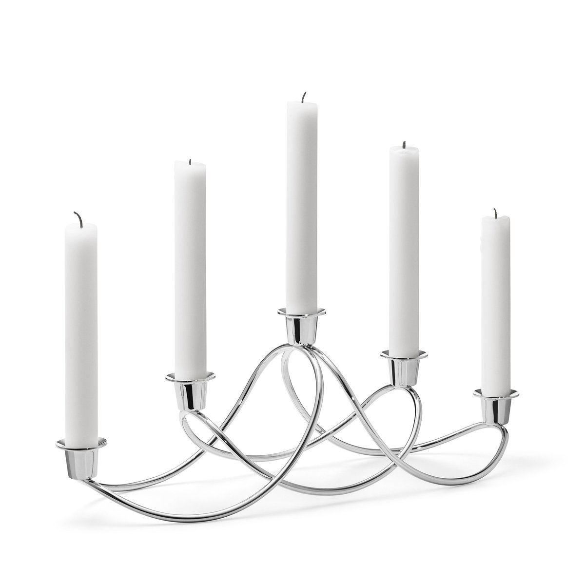 Georg Jensen Harmony lysestage blank