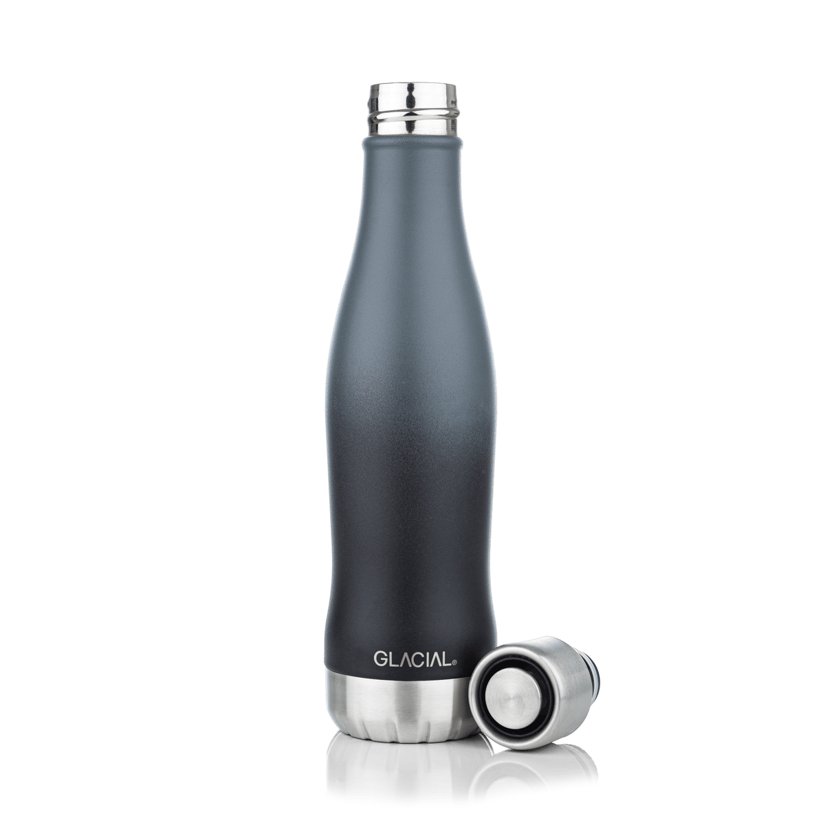 Glacial Glacial vandflaske active 400 ml Gray fade