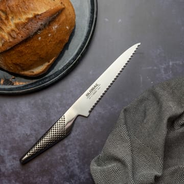 Global GS-14R universalkniv 15 cm bølgetandet - Rustfrit stål - Global