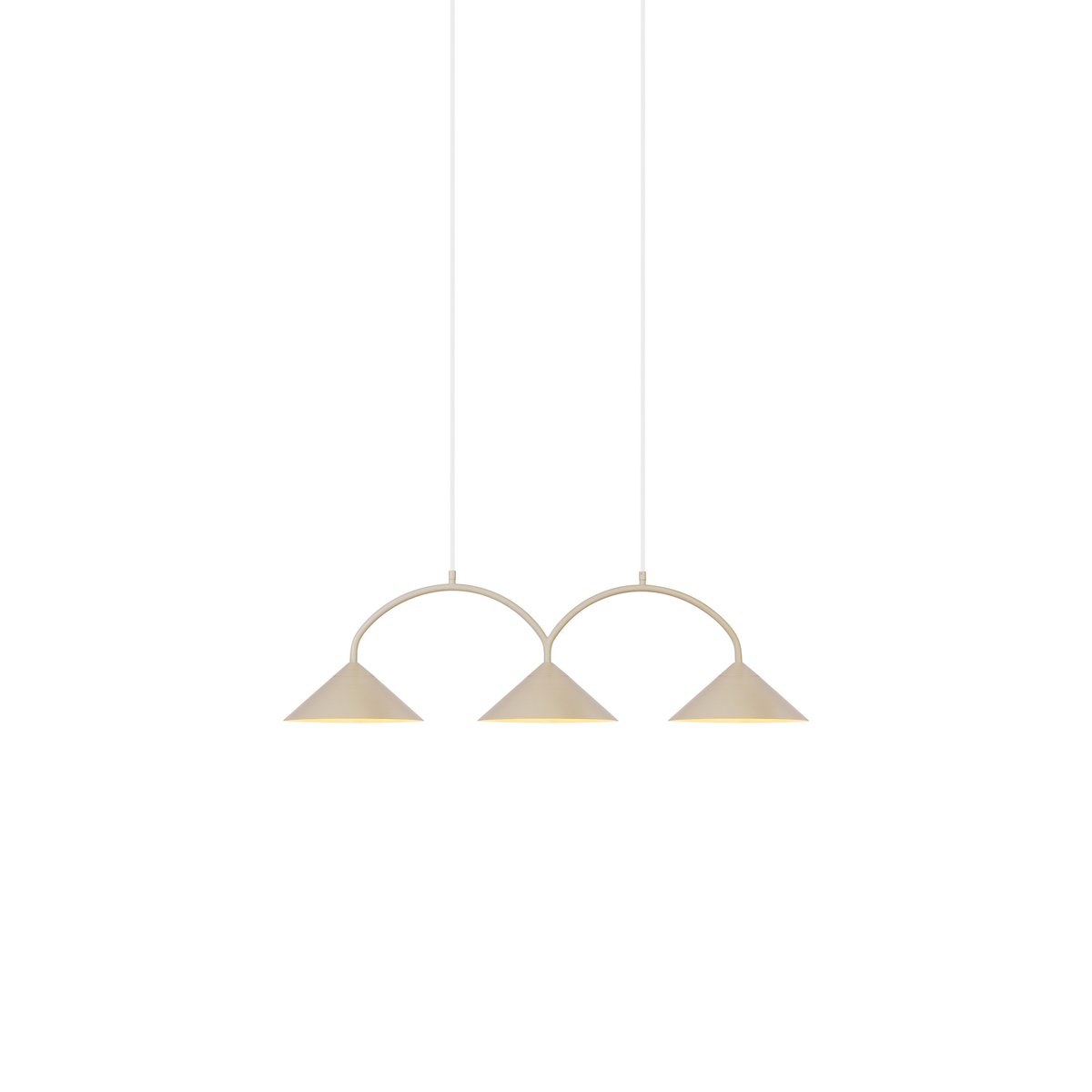 Globen Lighting Curve pendel 3 Beige