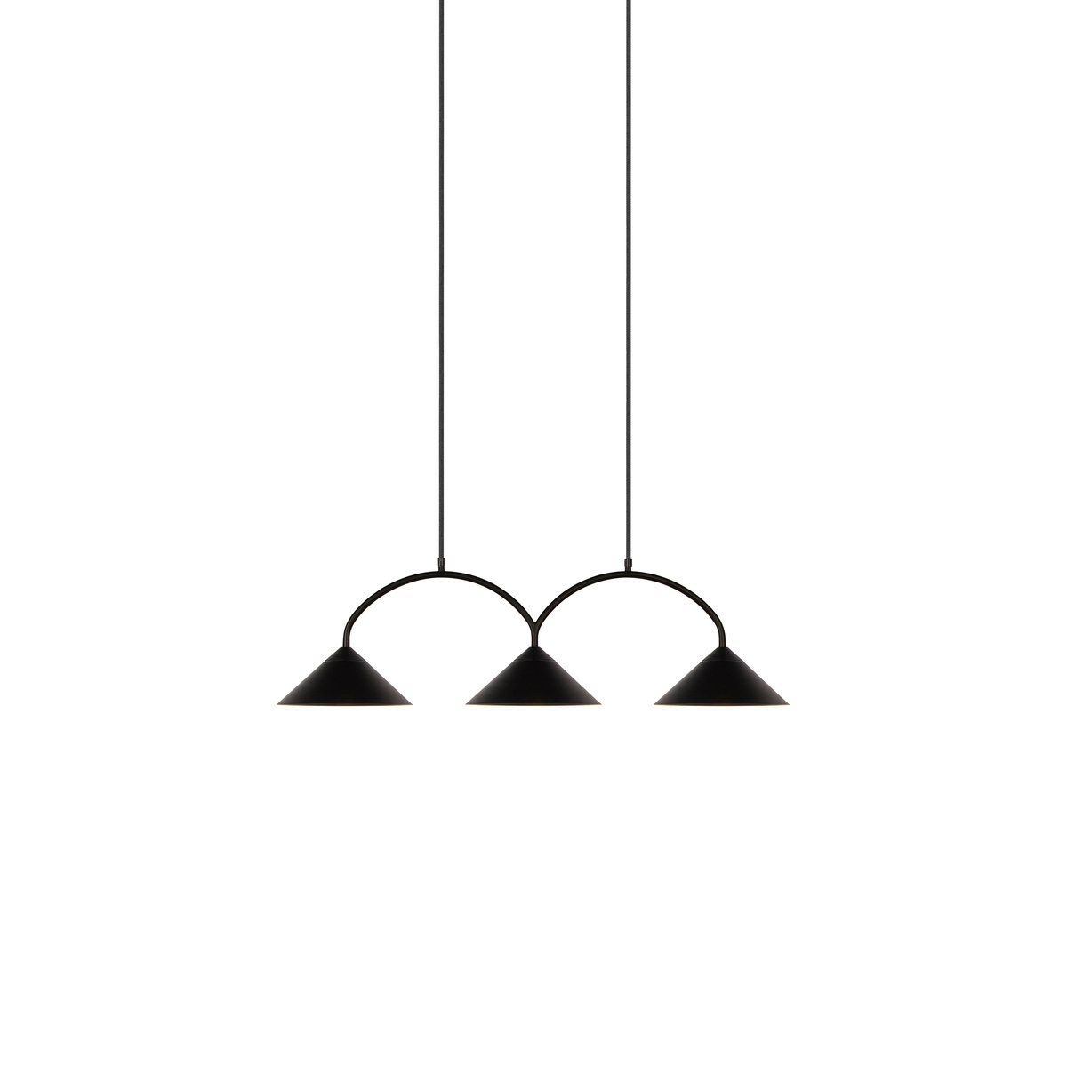 Globen Lighting Curve pendel 3 Sort