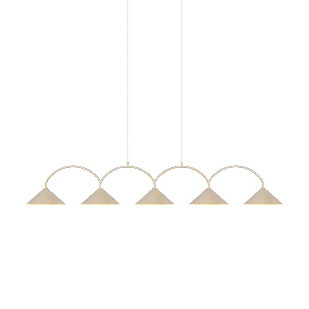 Globen Lighting Curve pendel 5 Beige