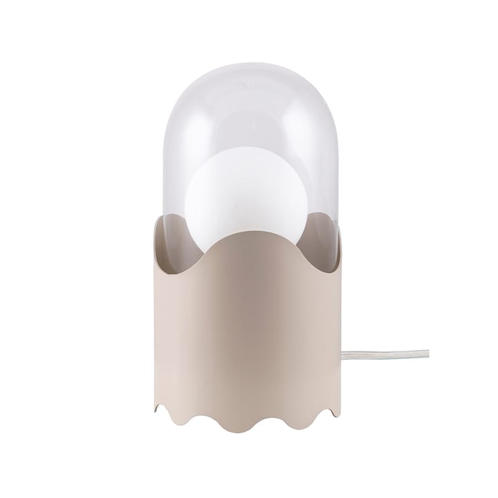 Ghost bordlampe - beige, klart glas - Globen Lighting