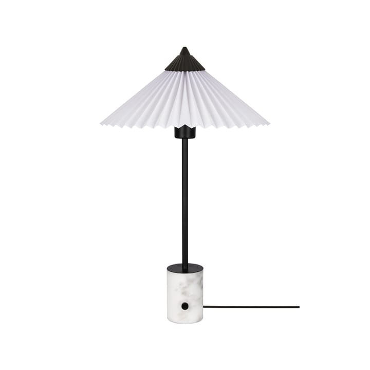 Matisse bordlampe - sort/hvid - Globen Lighting