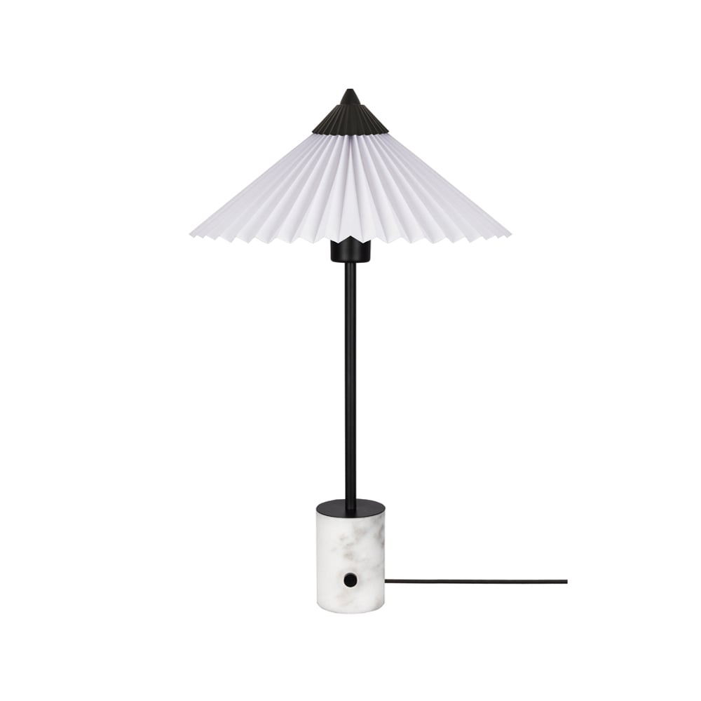 Globen Lighting Matisse bordlampe sort/hvid