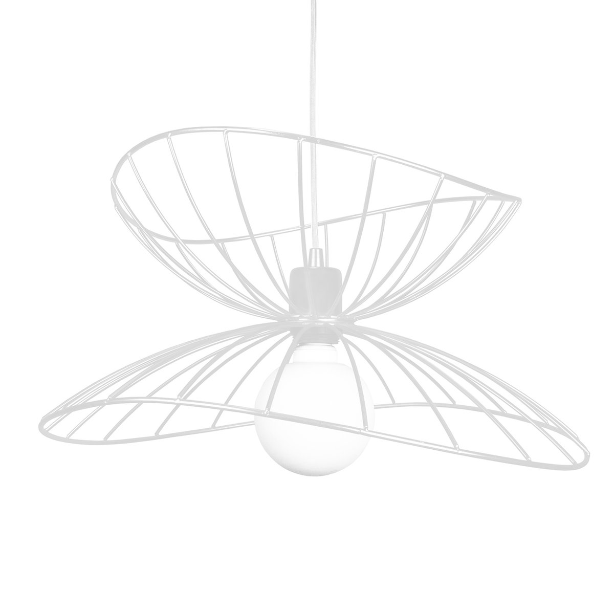 Globen Lighting Ray loftslampe Ø45 cm Hvid