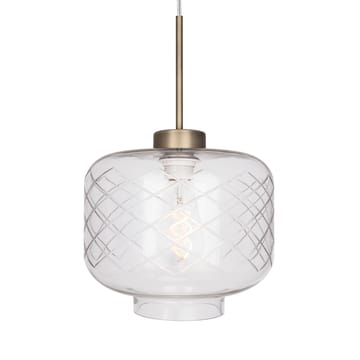 Ritz loftlampe slebet glas - Antique brass - Globen Lighting