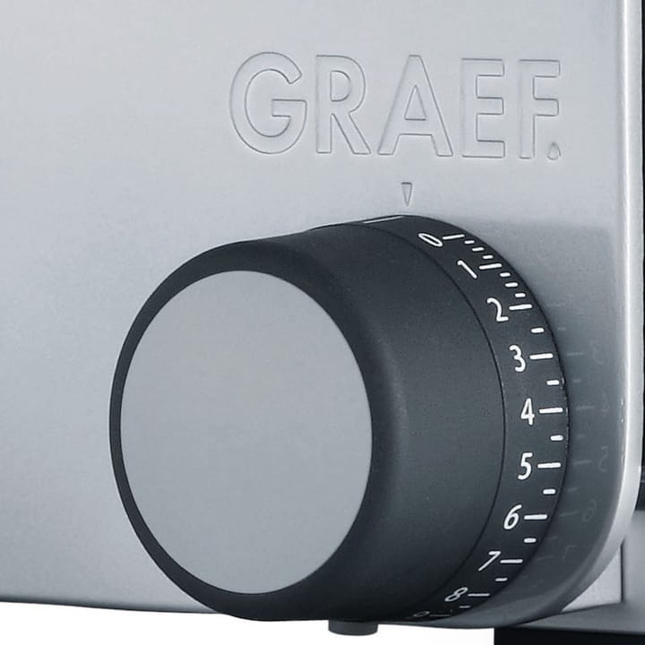 Graef Vivo Twin V22 skæremaskine tandet+glat klinge, Rustfrit stål Graef