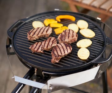 Hällmark grillplade vendbar Ø42 cm - Støbejern - Hällmark