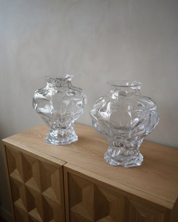 Ammonit vase 30 cm - Clear - Hein Studio