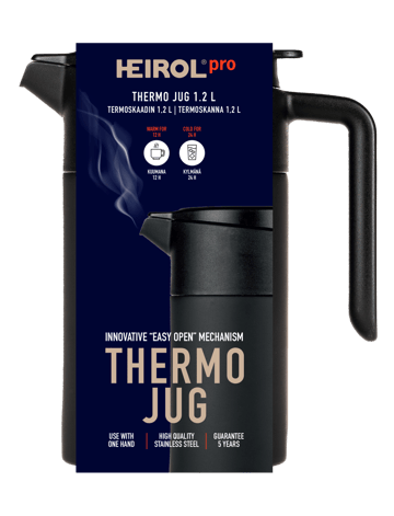 Heirol termokande 1,2 l - Sort - Heirol