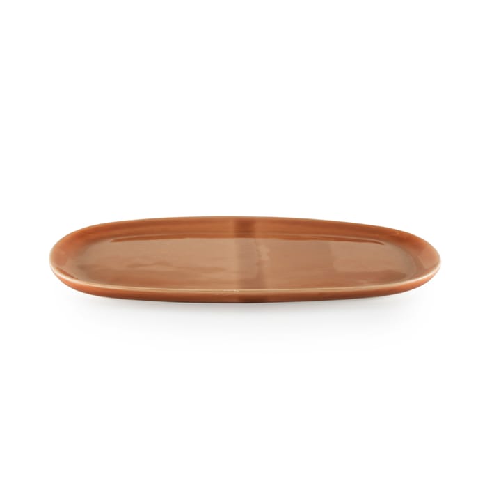 Heirol x Nosse Svelte tallerken oval 25 cm, Terracotta Heirol