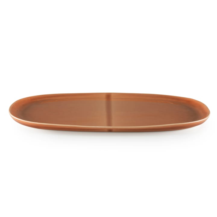 Heirol x Nosse Svelte tallerken oval 30 cm, Terracotta Heirol