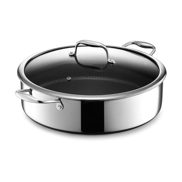 Hexclad hybrid sautépande 6,6 L - Sølv - Hexclad