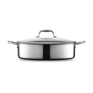 Hexclad hybrid sautépande 6,6 L - Sølv - Hexclad