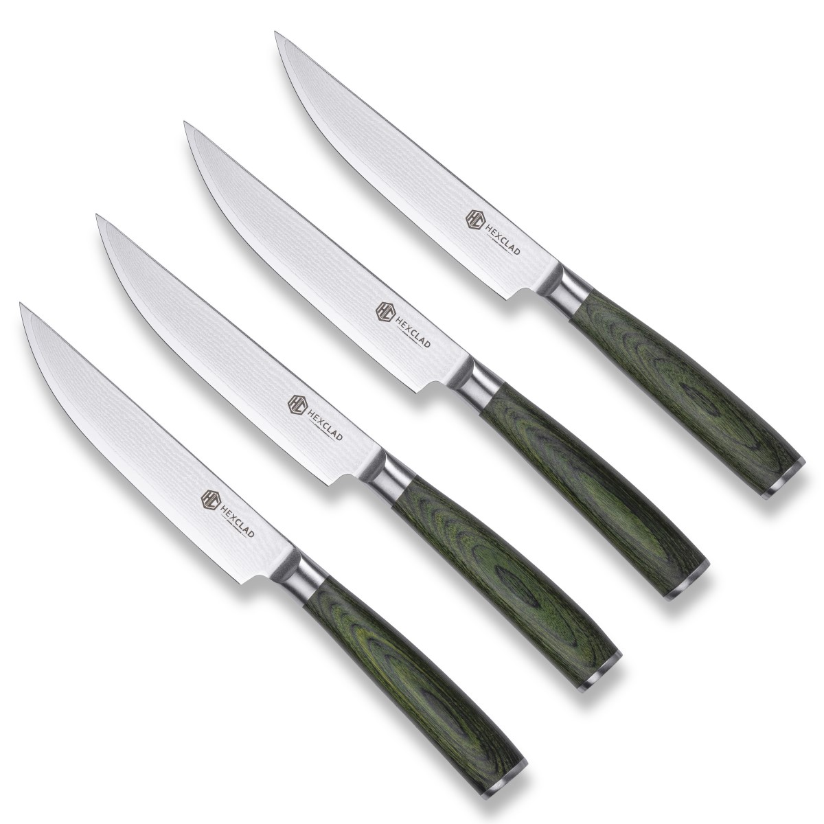 Hexclad Hexclad kødknive 4-pak 13 cm Grøn