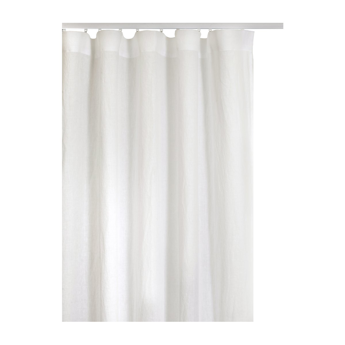 Himla Twilight gardin med rynkebånd 140×250 cm Offwhite