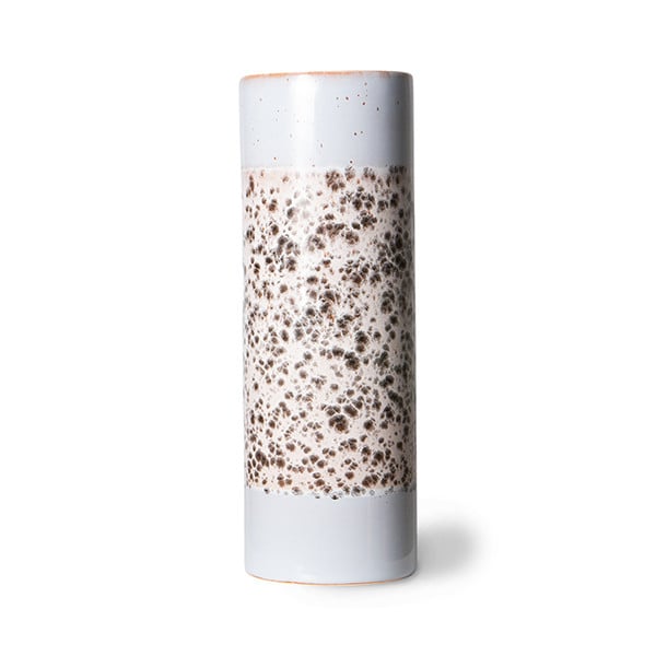 HKliving 70s keramik vase S Ø8×23 cm Birch