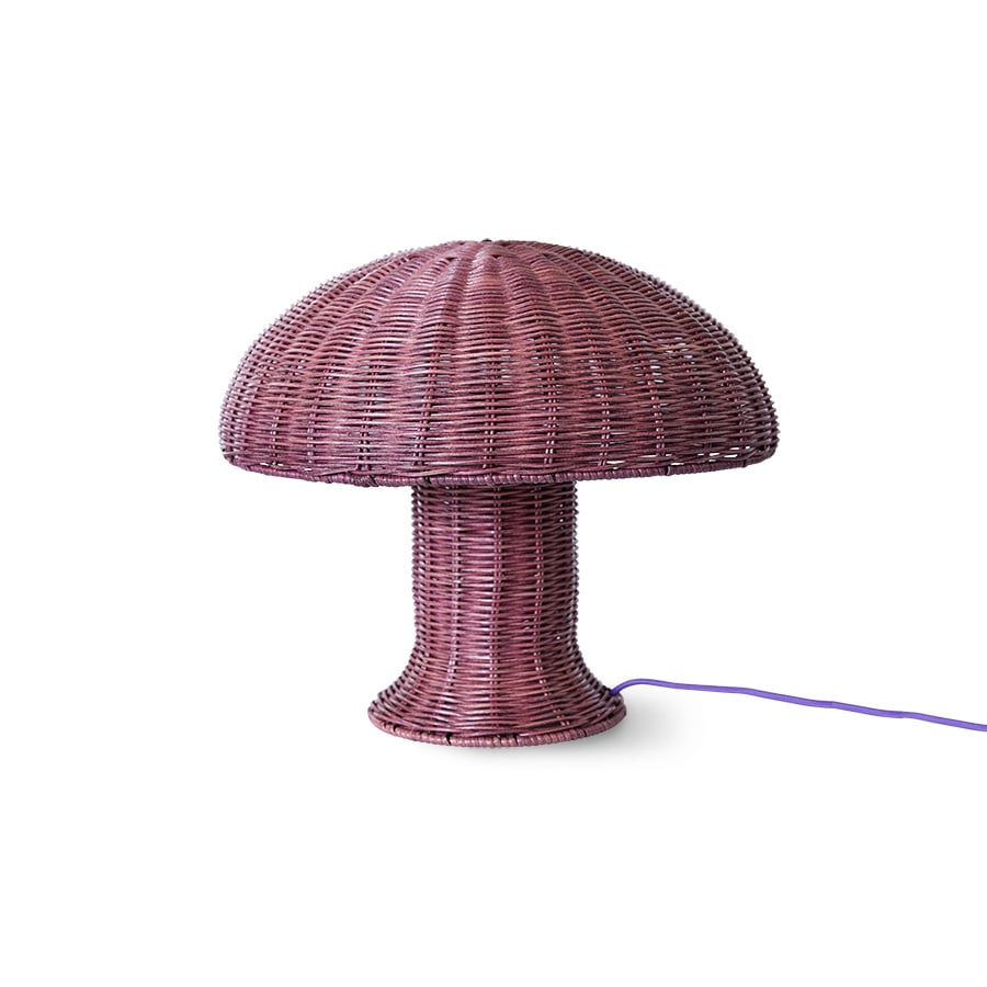 HKliving Bordlampe rotting 30 cm Burgundy