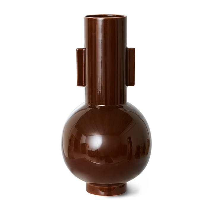 Ceramic vase large 42,5 cm - Espresso - HKliving