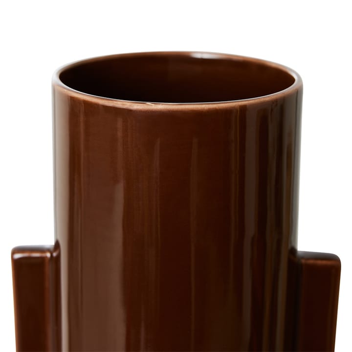 Ceramic vase large 42,5 cm, Espresso HKliving