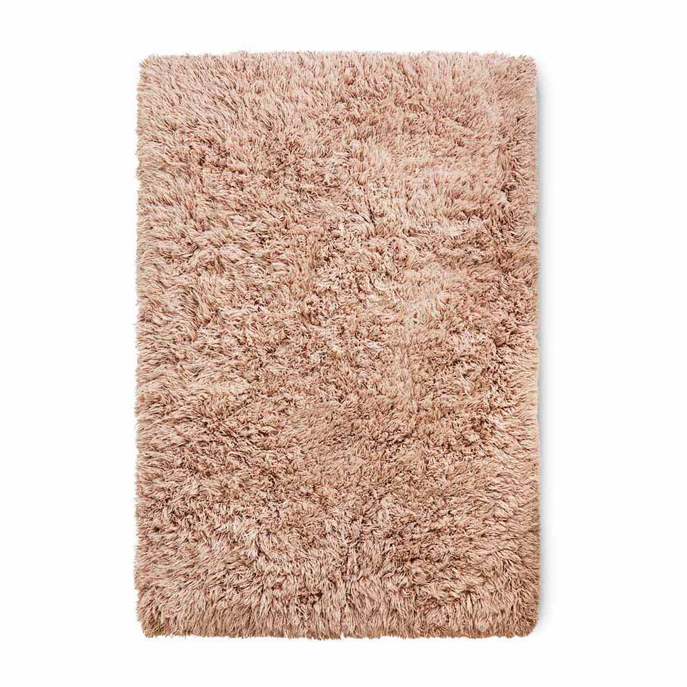 HKliving Fluffy tæppe 200×300 cm soft pink