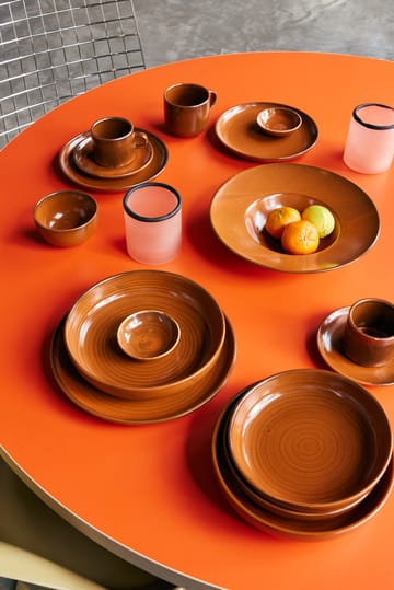 Home Chef dyb tallerken large Ø21,5 cm - Burned orange - HKliving